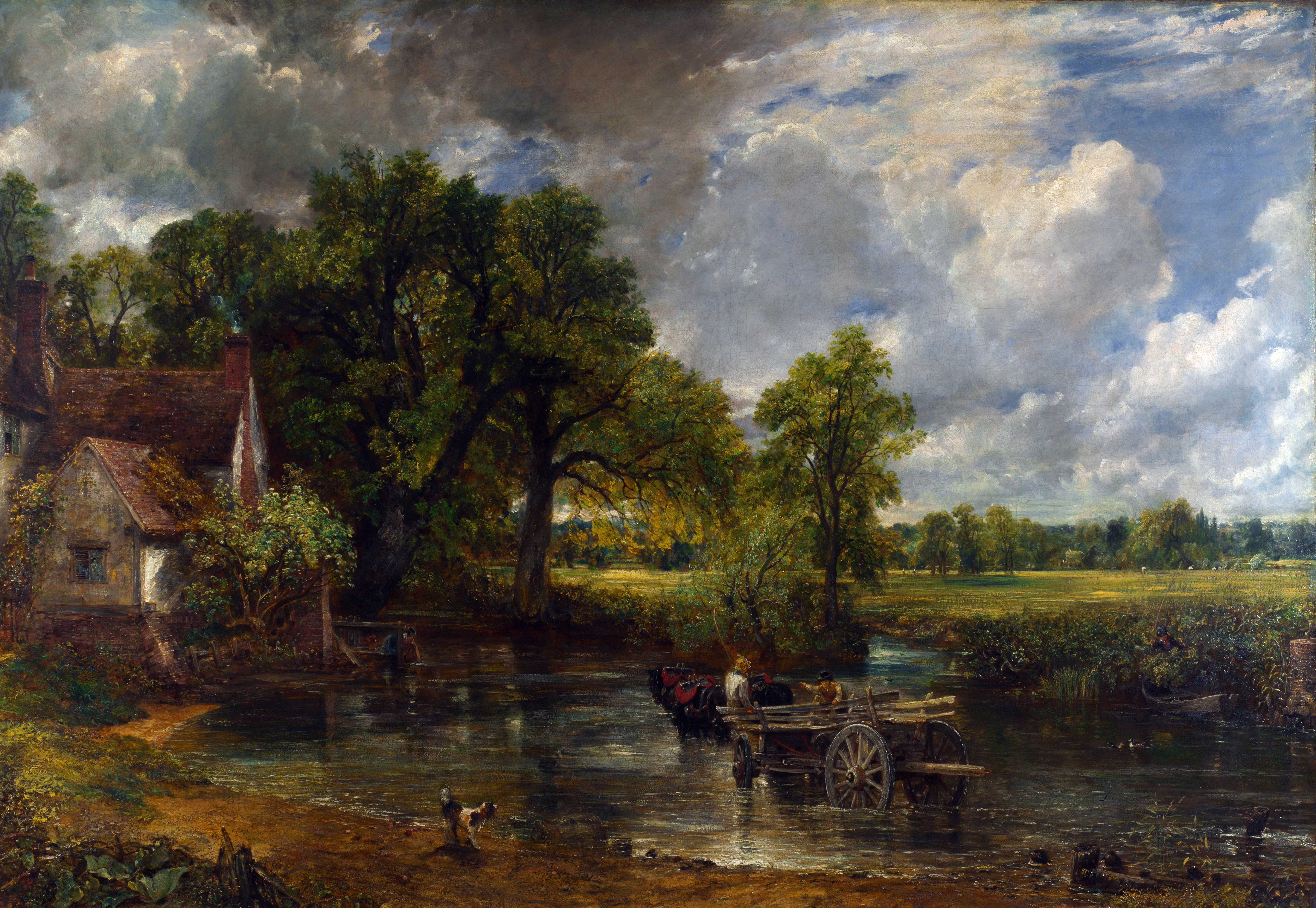 The Hay Wain — John Constable, 1821 (public domain)